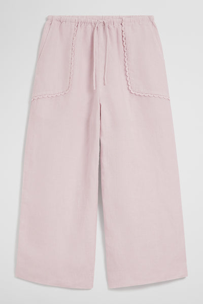 Linen Wide Legging Pant