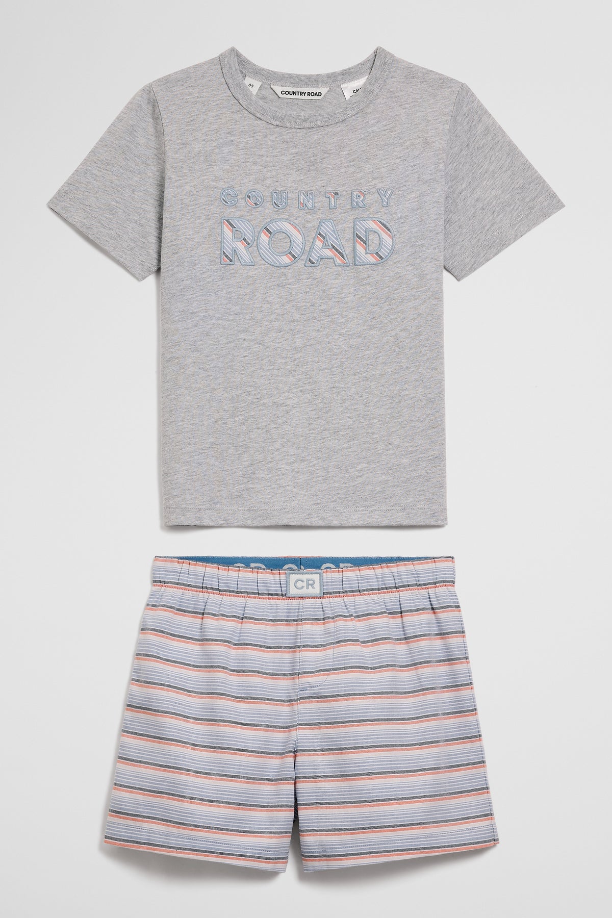 Short Sleeve Logo Pyjama Set