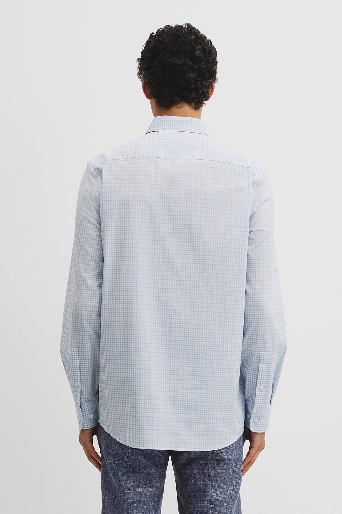Slim Fit Cut & Sew Check Shirt