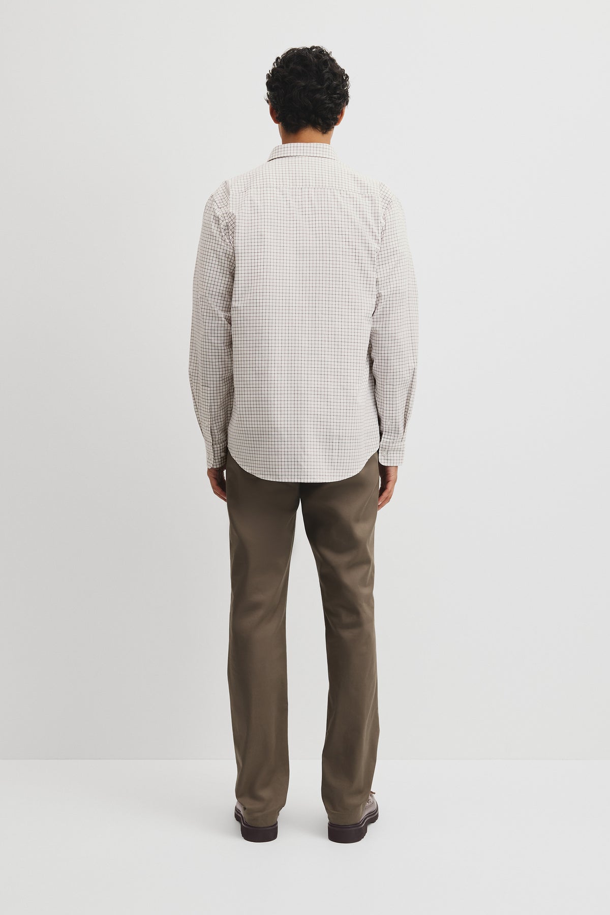 Regular Fit Cotton Grid Shirt
