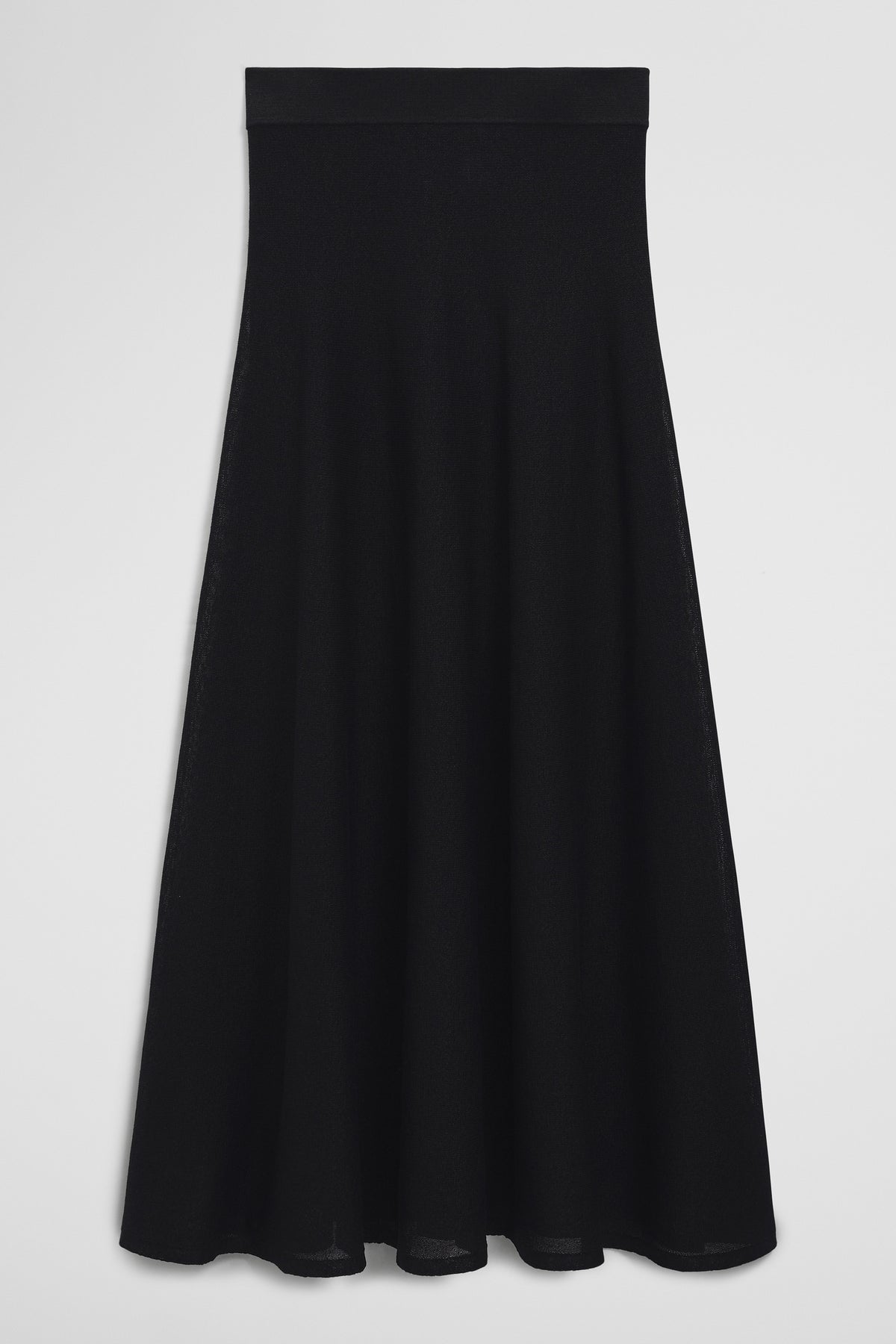 Flared Knit Skirt