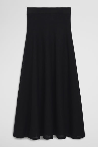 Flared Knit Skirt