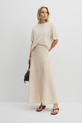 Flared Knit Skirt