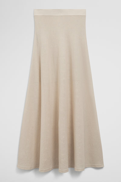 Flared Knit Skirt
