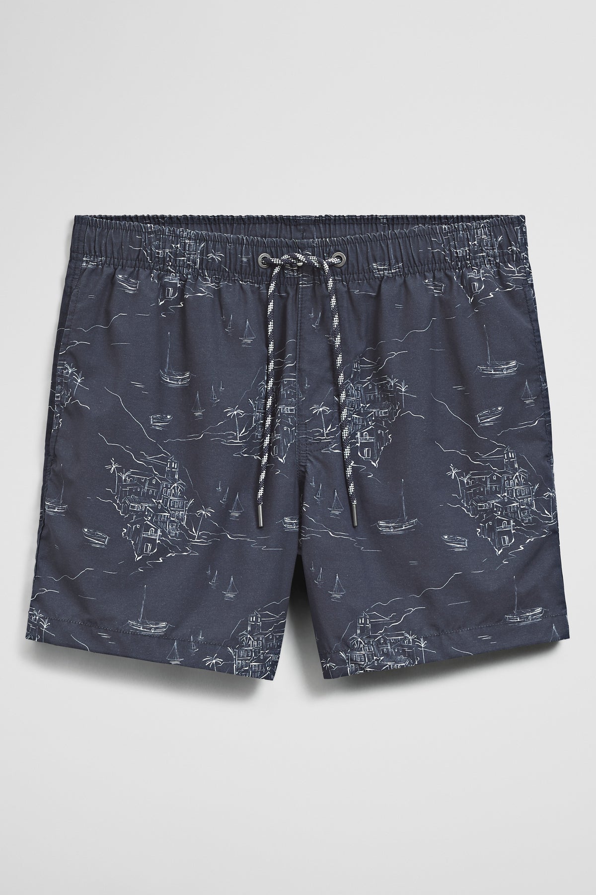Coastline Print Swim Short