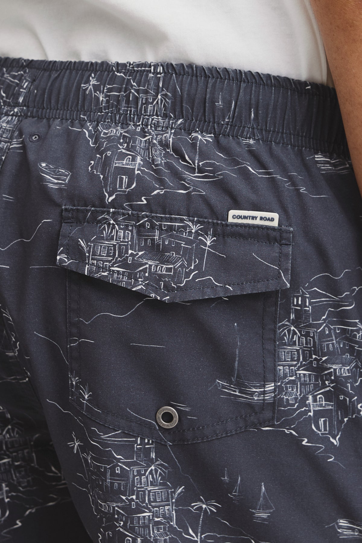 Coastline Print Swim Short