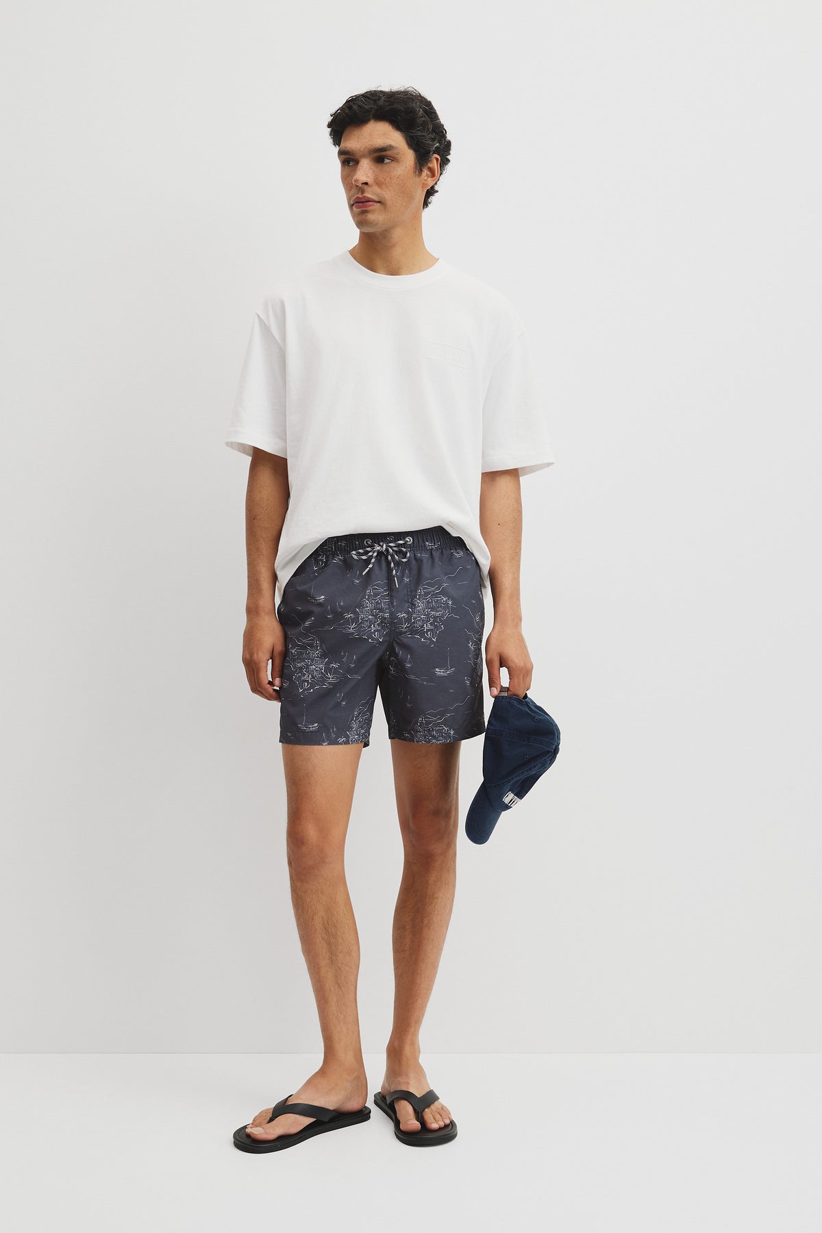 Coastline Print Swim Short
