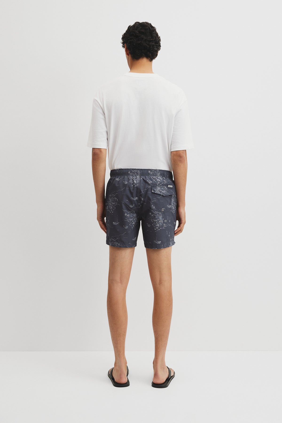 Coastline Print Swim Short