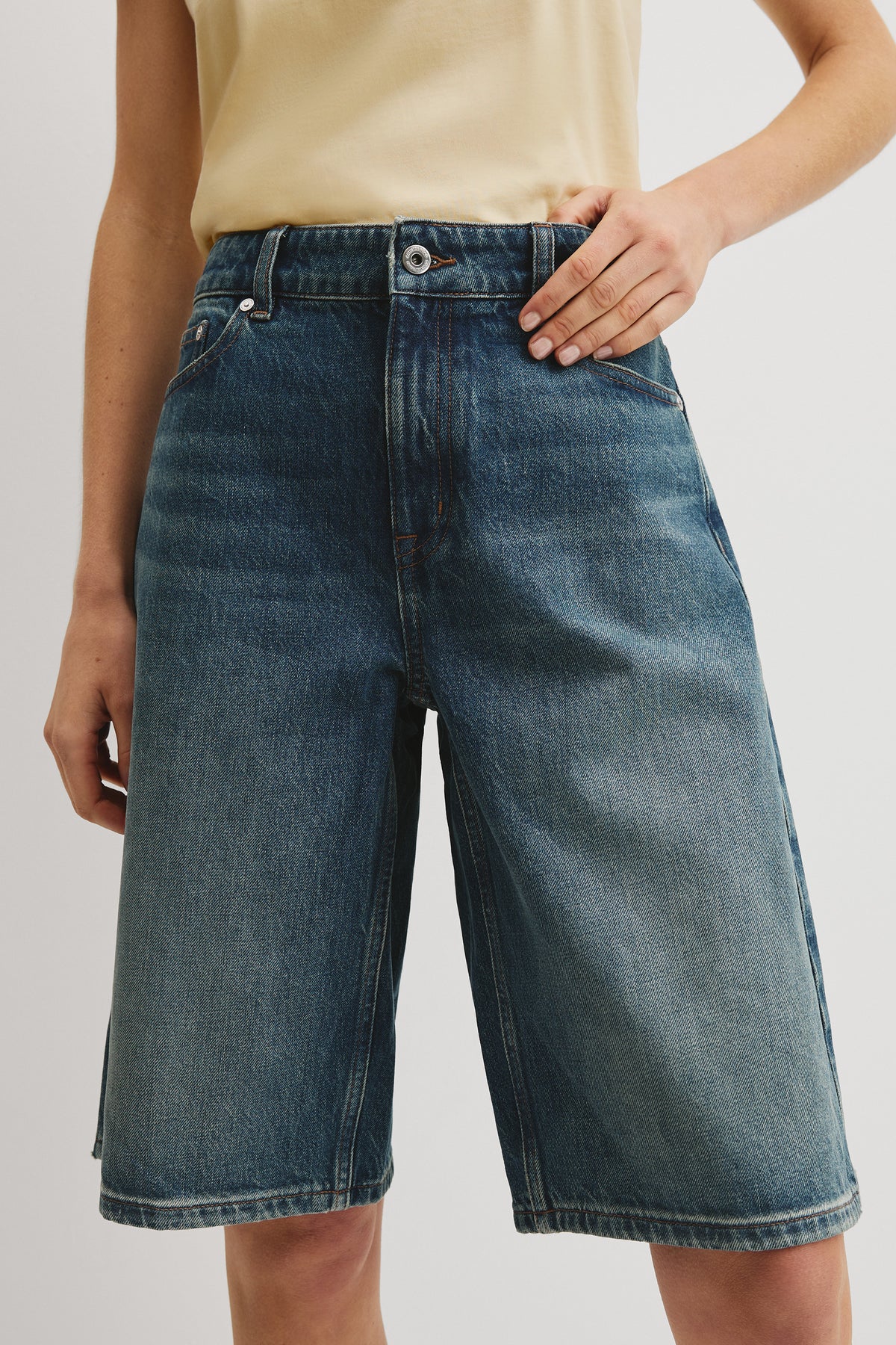 Denim Bermuda Short