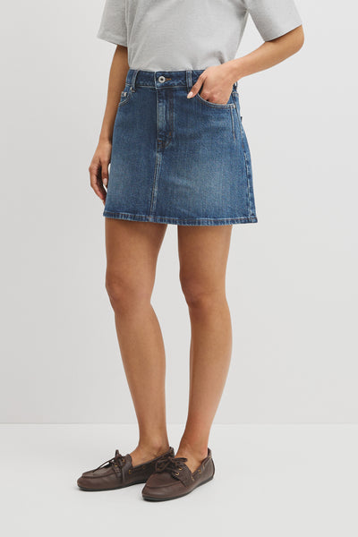 Denim Mini Skirt