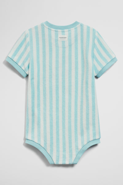 Stripe Terry Romper