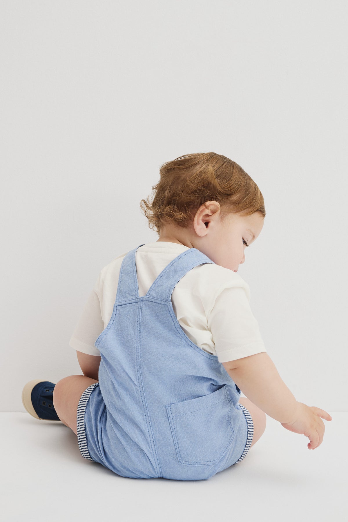 Chambray Overalls