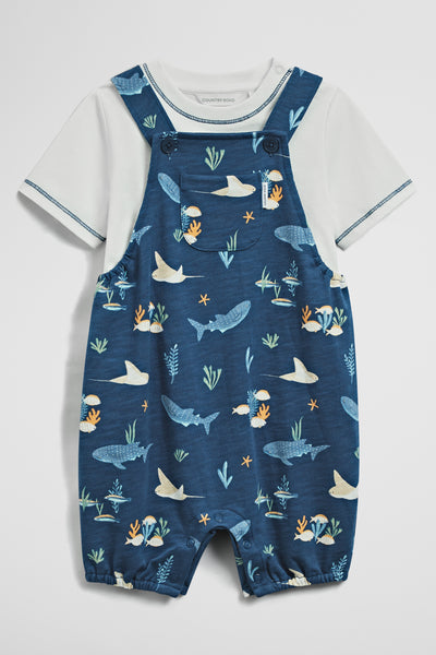 Jersey Short Sleeve Overall Set