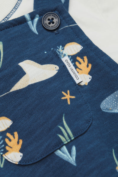 Jersey Short Sleeve Overall Set