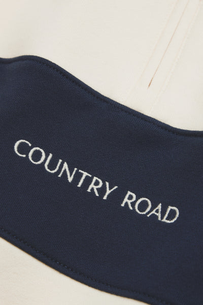 Panelled 1/4 Zip Sweat