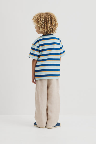 Oversized Stripe Short Sleeve T-Shirt