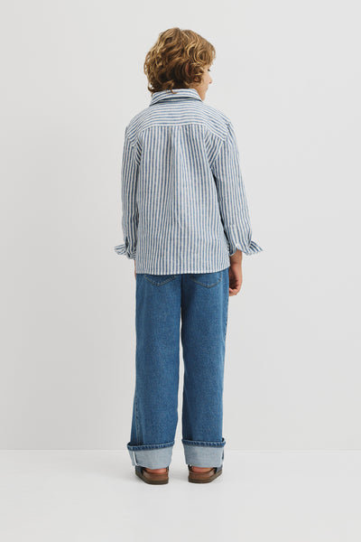 Teen Long Sleeve Linen Shirt