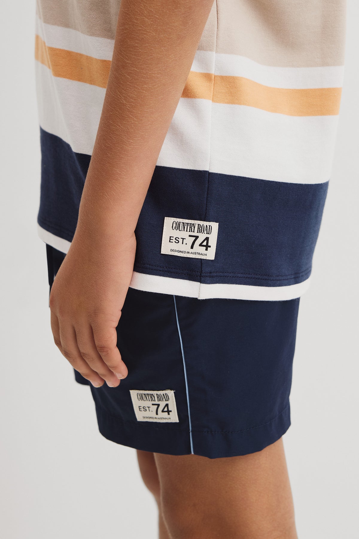 Teen Relaxed Fit Stripe Short Sleeve T-Shirt