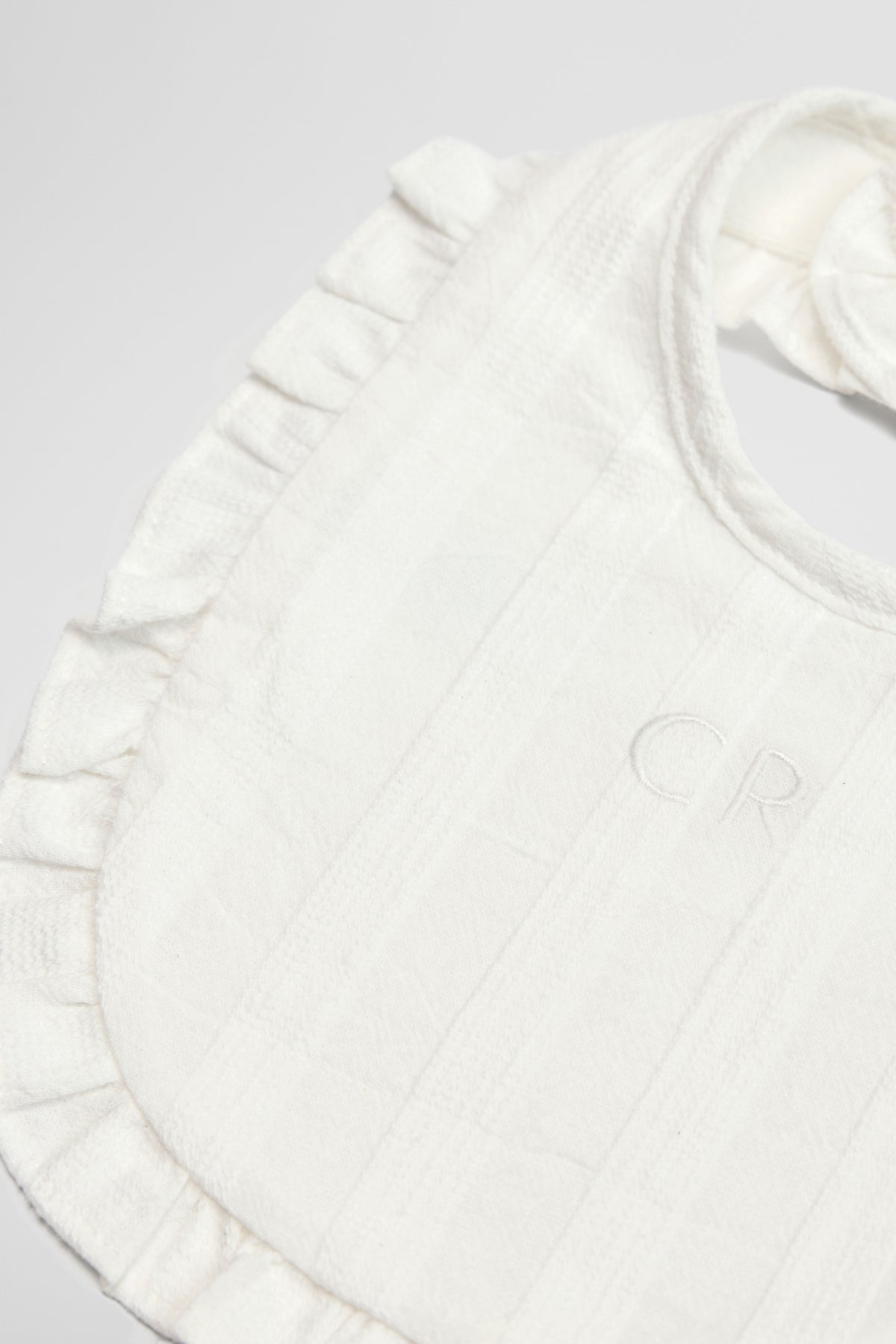 Woven Frill Bib