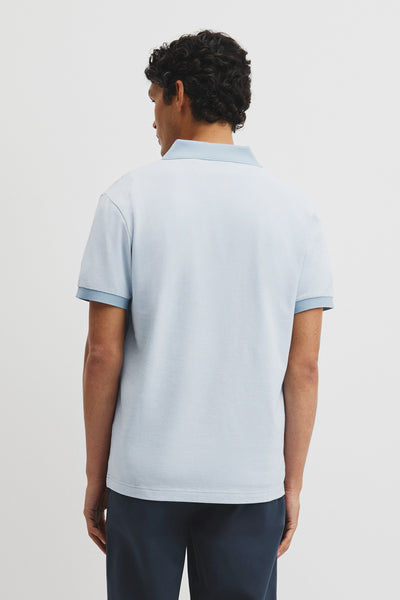 Short Sleeve Jacquard Polo