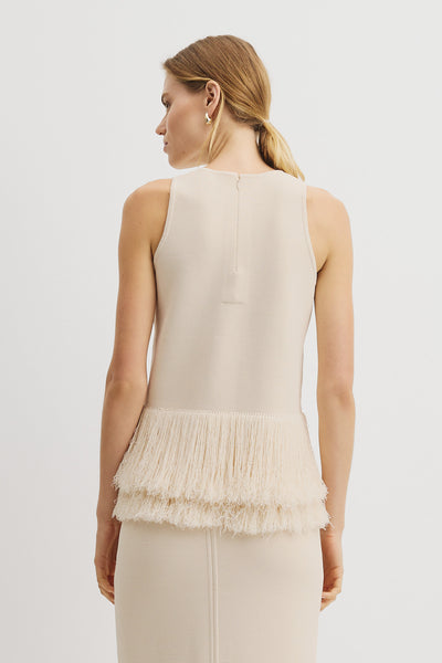 Fringe Knit Top