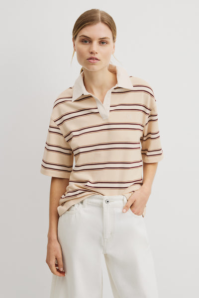 Stripe Rugby Polo