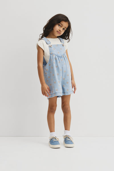 Embroidered Lyocell Overall