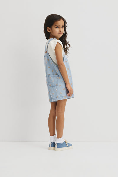 Embroidered Lyocell Overall