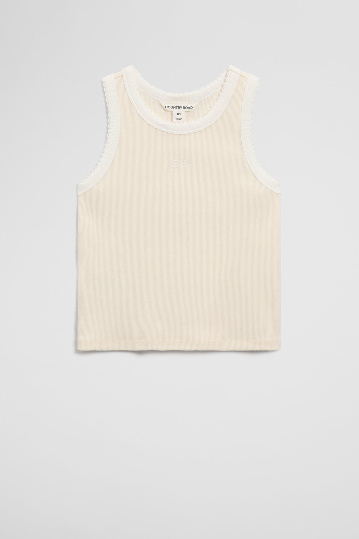 Sleeveless Ribbed Tank