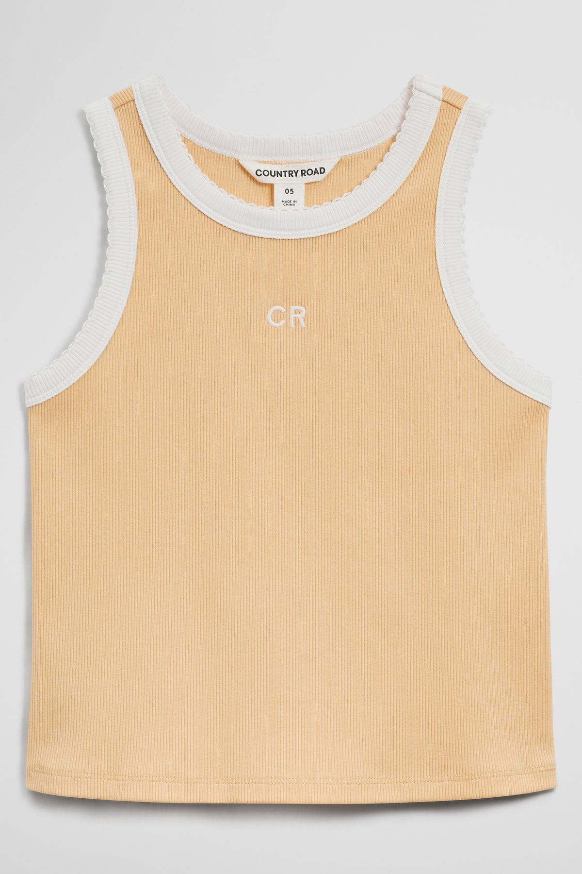 Sleeveless Ribbed Tank