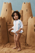Long Sleeve Frill Swimsuit