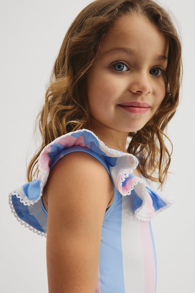 Sleeveless Frill Swimsuit