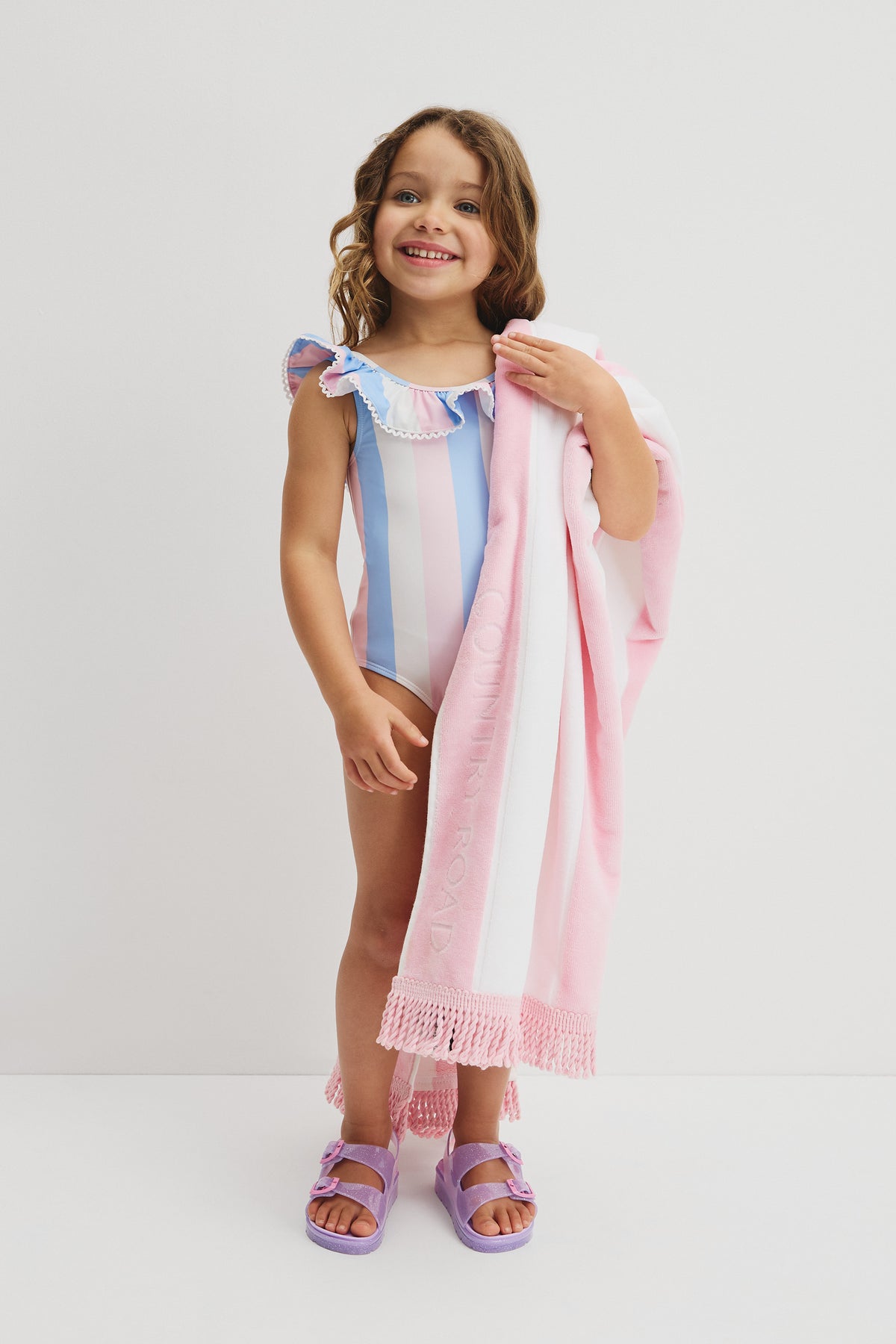 Sleeveless Frill Swimsuit