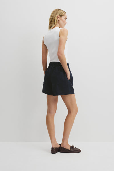 Pull On Linen Short