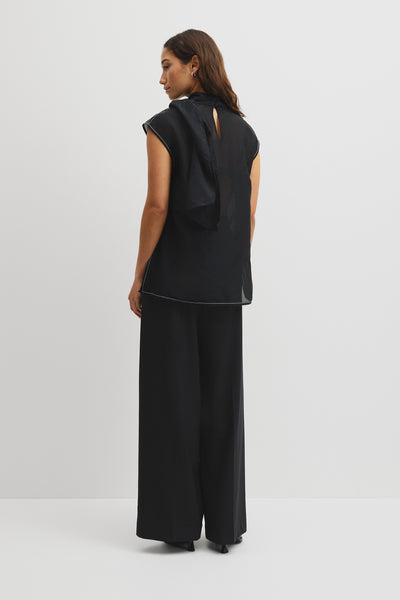 Rolled Neck Top