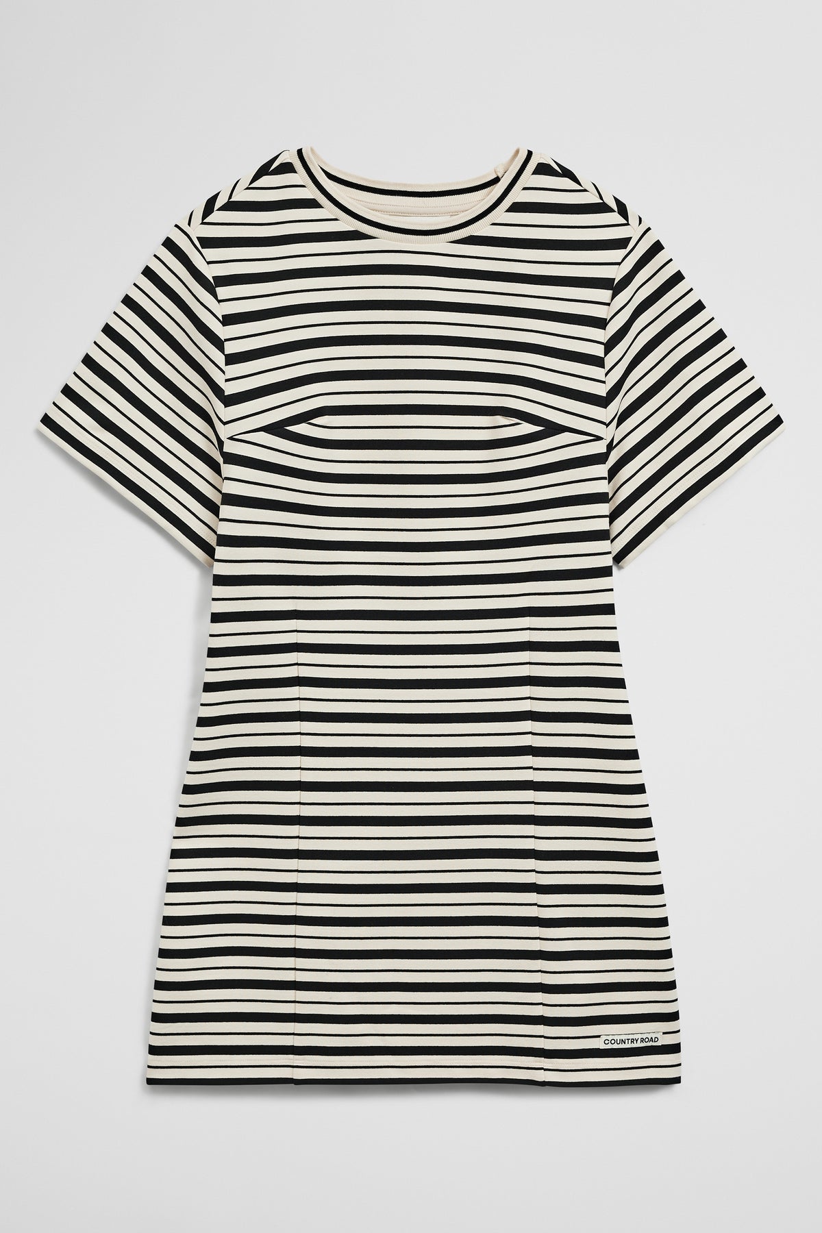 Teen Short Sleeve Stripe T-Shirt Dress