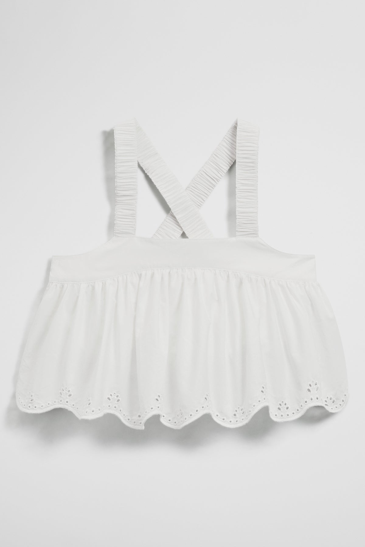 Teen Sleeveless Cutwork Cami Top