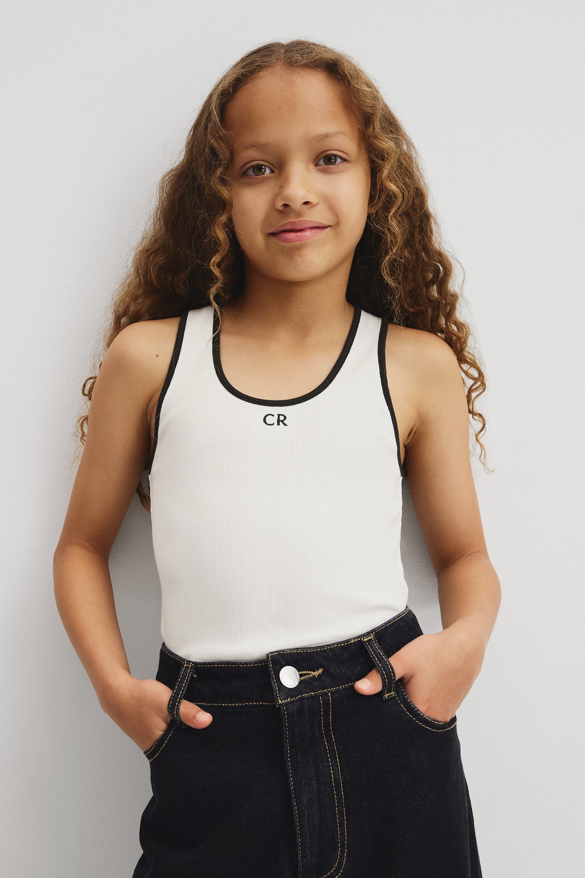 Teen Sleeveless Rib Tank