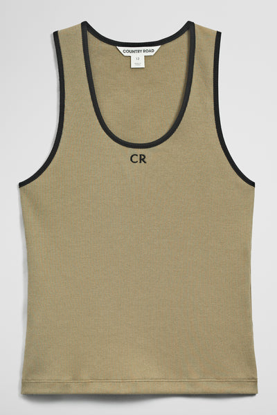 Teen Sleeveless Rib Tank