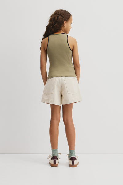 Teen Sleeveless Rib Tank