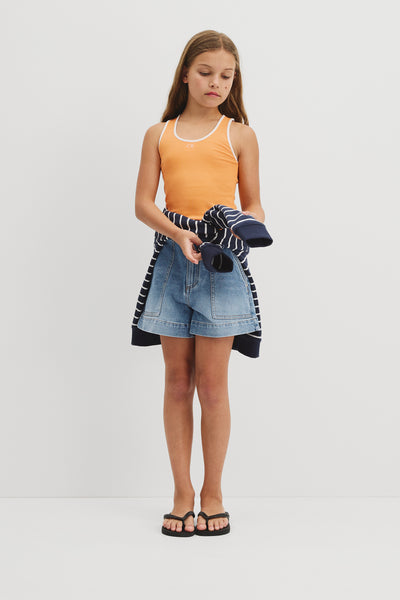 Teen Sleeveless Rib Tank