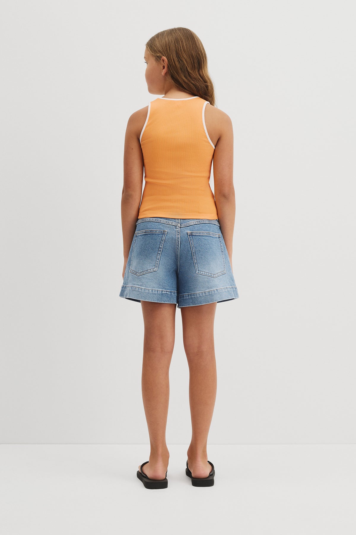 Teen Sleeveless Rib Tank
