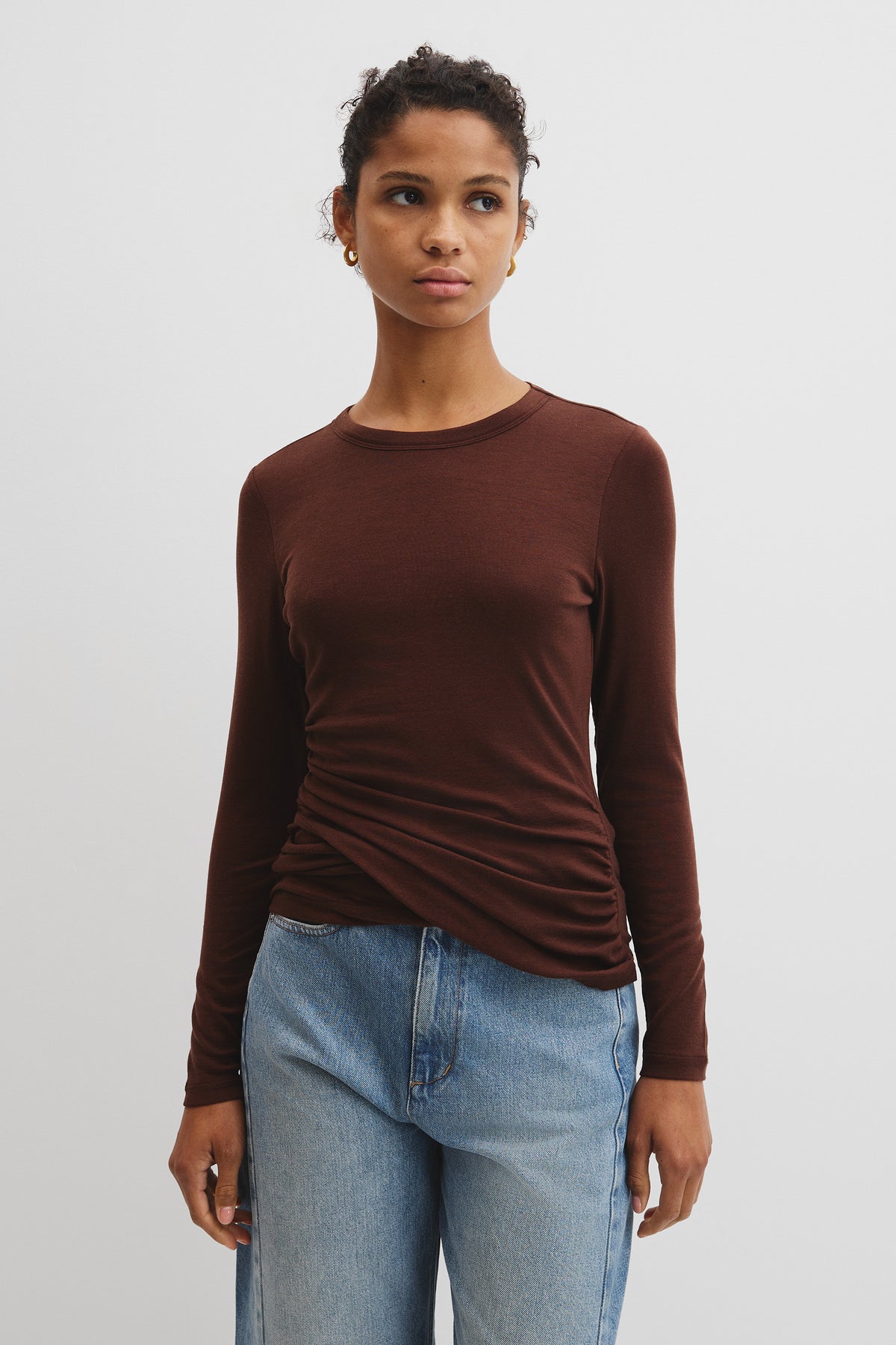 Jersey Wrap Top