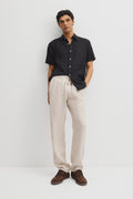 Relaxed Fit Linen Drawcord Pant