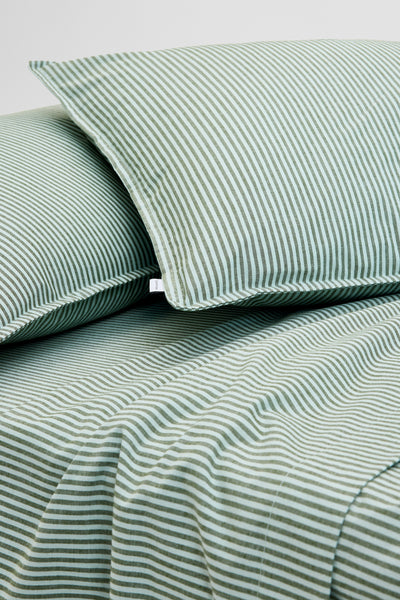 Brae Australian Cotton Stripe Standard Pillowcase Pair