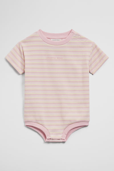 Short Sleeve Rib Oversized Bodysuit