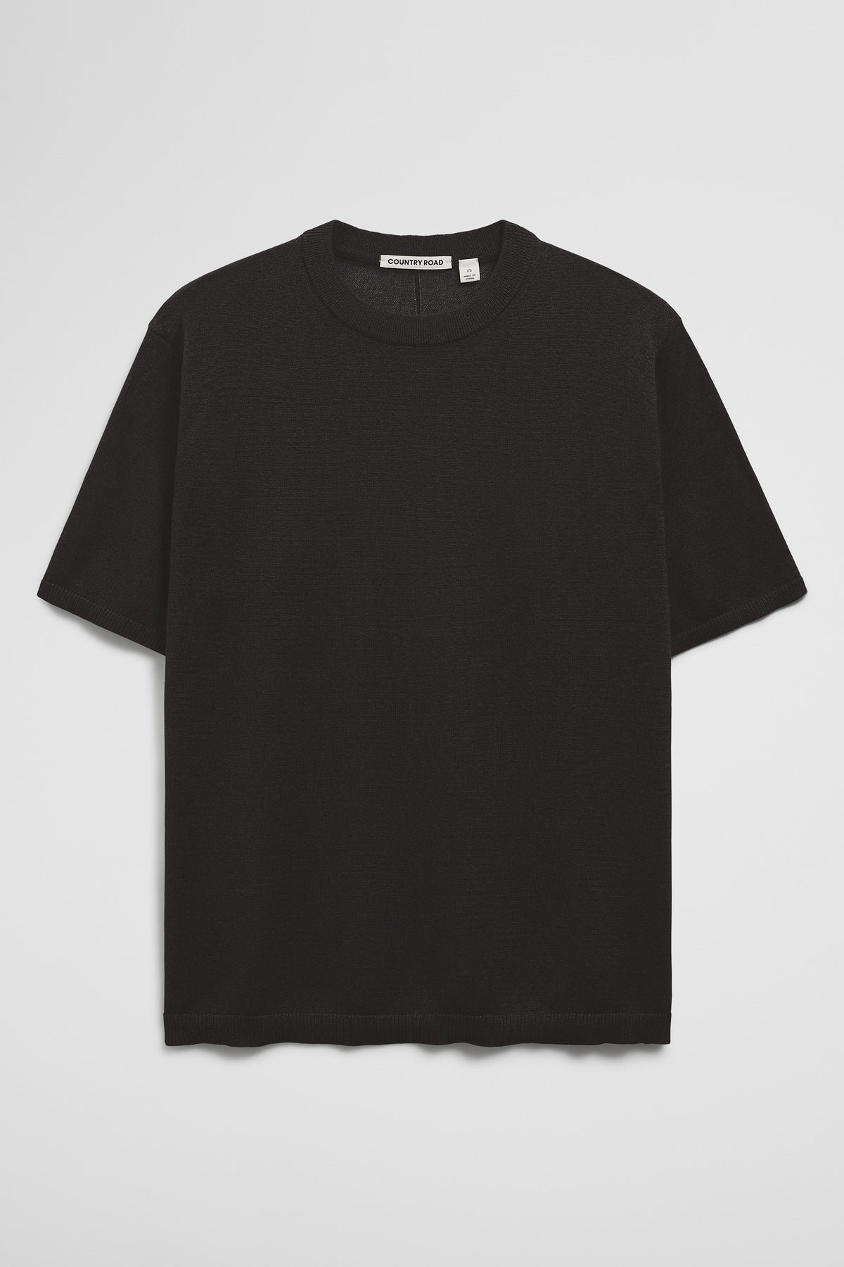 Fine Mesh Knit T-Shirt