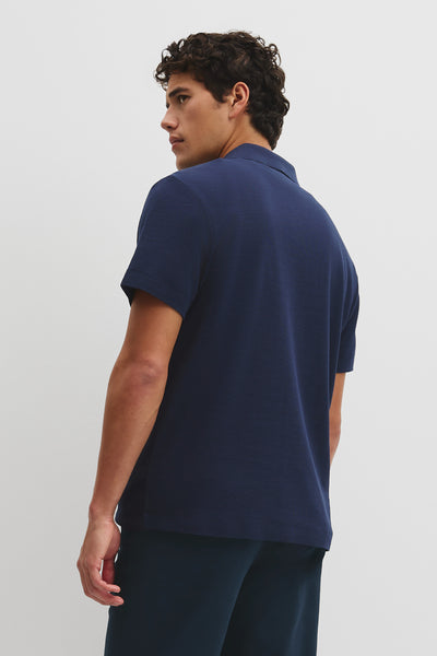 Short Sleeve Waffle Trophy Polo