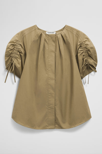 Gathered Sleeve Blouse