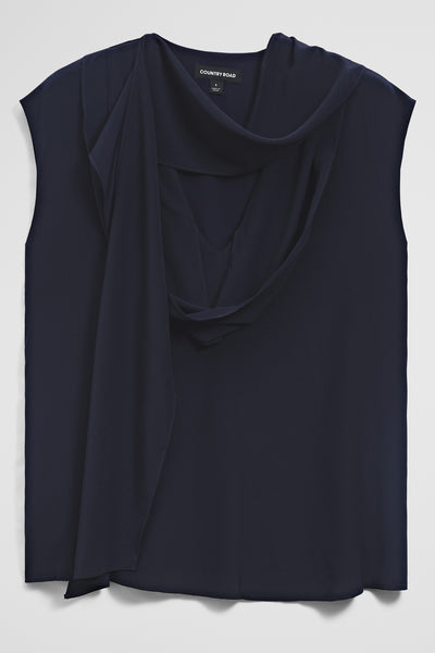 Draped Neck Top